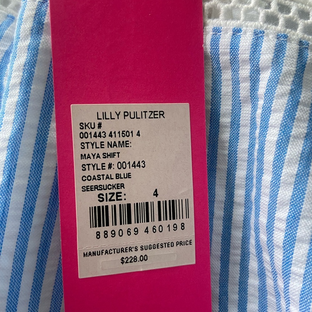 Lilly Pulitzer Maya Shift Dress-Size 4 - Picture 5 of 5